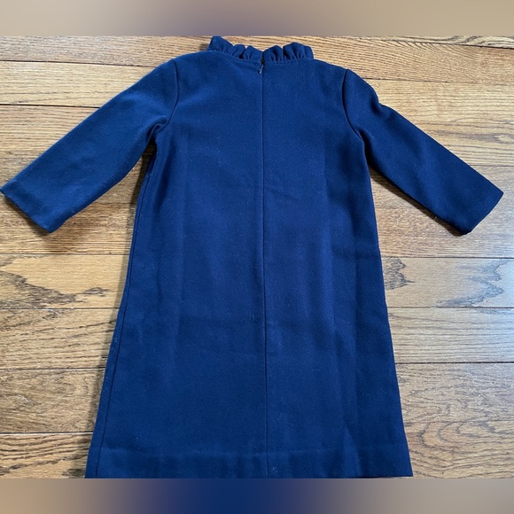 Classic Prep Childrenswear Girl’s Claudia Ruffle-Collar Shift Dress - Picture 4 of 14